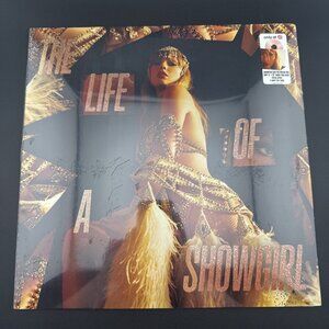 Taylor Swift The Life of a Showgirl Pink Shimmer‎ Vinyl Edition Target Exclusive